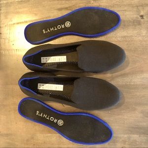 Rothys Black Loafers Size 9.5